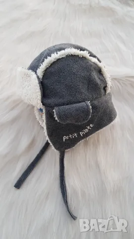 Детска шапка ушанка 1-2 години , снимка 8 - Бебешки шапки - 47580778