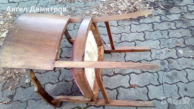 Страхотен дървен стол , снимка 2 - Антикварни и старинни предмети - 38900615