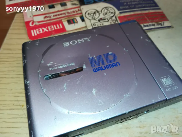 MINIDISC SONY-РАБОТИ С НОРМАЛНА БАТЕРИЯ 1,5В 2611241012, снимка 5 - Радиокасетофони, транзистори - 48109408