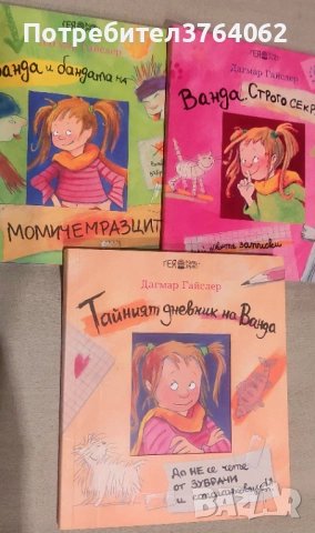 Ванда и бандата на момичемразците Строго секретно! Тайният дневник на Ванда ., снимка 2 - Детски книжки - 52086276