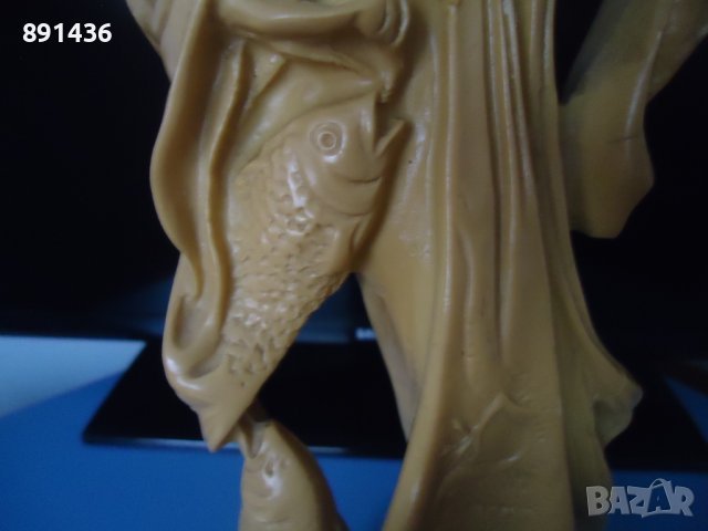 Голяма фигура статуетка японка риби шаран, снимка 8 - Статуетки - 38885102