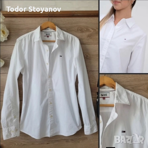 Бяла риза TOMMY Hilfiger 