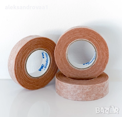 Микропорна медицинска лепенка Micropore – телесен цвят – 5 броя, снимка 3 - Козметика за лице - 52564491