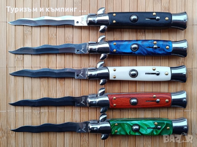 Автоматичен сгъваем нож / Stiletto /, снимка 2 - Ножове - 44391505