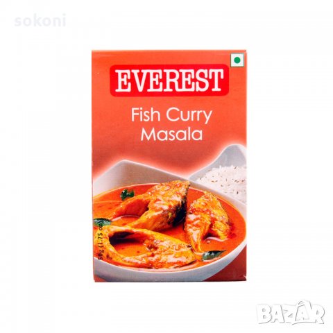 Everest Fish Curry Masala / Еверест Подправки за Рибно къри 50гр, снимка 1