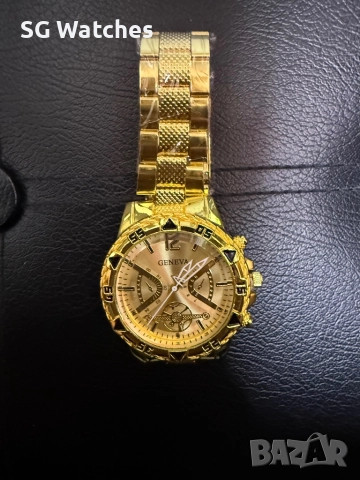 Часовник Geneva Double Gold, снимка 2 - Мъжки - 52859609