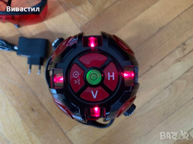 Самонивелиращ линеен лазерен нивелир DEKO LASER 4V 1H, снимка 6 - Измервателни инструменти - 42733012