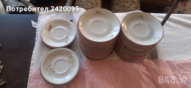 Малки порцеланови чинийки-1лв, снимка 1