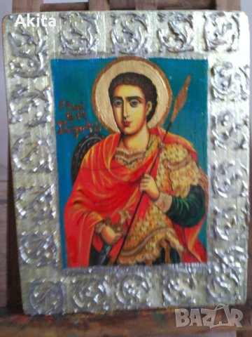 Икона на Свети Георги, снимка 7 - Икони - 36269023