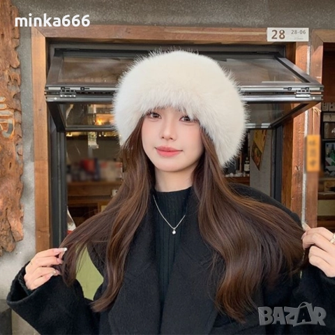 Шапка от естествен косъм, снимка 4 - Шапки - 52704129