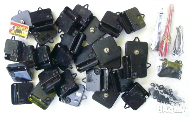 Оригинал WELLGAIN Кварцов Аналогов ЧАСОВНИК K-т Механизми с Халки 3 Стрелки Стенни за Батерии БАРТЕР, снимка 6 - Стенни часовници - 50775555