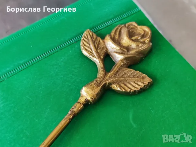 Гасител за свещи месинг, снимка 3 - Антикварни и старинни предмети - 49812848