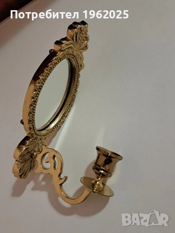 Месингови свещници, снимка 5 - Антикварни и старинни предмети - 44604941