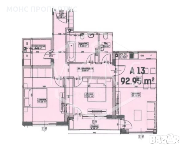 Тристаен апартамент  в гр. В. Търново , кв. "Бузлуджа"  , снимка 2 - Апартаменти - 50863139