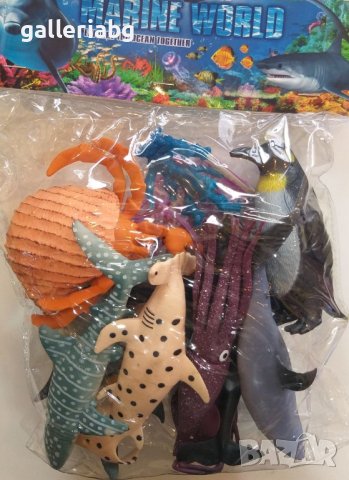 Комплект в плик с морски животни (Marine world)