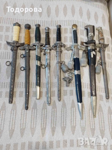 WW2-лот от немски парадни кортици, втора световна война,ятаган, сабя,нож ,кинжал,кортик, снимка 2 - Антикварни и старинни предмети - 52124803