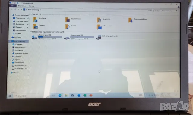 Лаптоп Acer Aspire E 15 E5-571G 8 GB RAM 1000 GB HDD + чанта, снимка 3 - Лаптопи за дома - 47301536