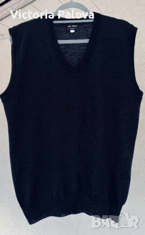 Модерен елек LUC MOEL унисекс 100% меринос, снимка 2 - Елеци - 49294024