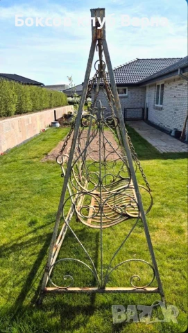 Продавам градинска люлка от това но желязо , снимка 2 - Други - 50767771