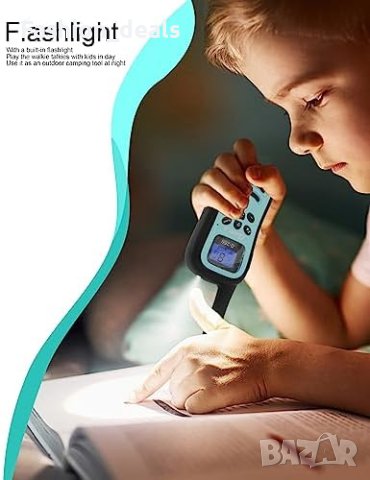 Ново уоки токи двупосочна радио играчка дълъг обхват фенерче за деца Подарък игра, снимка 7 - Други - 41811850