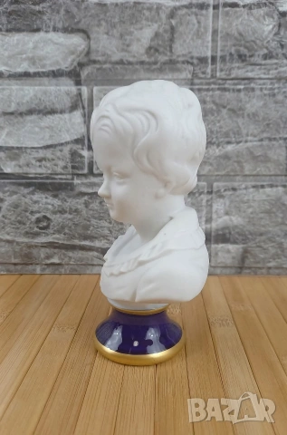 Два бюста на Йохан Себастиан Бах и на момче, снимка 2 - Статуетки - 50526858