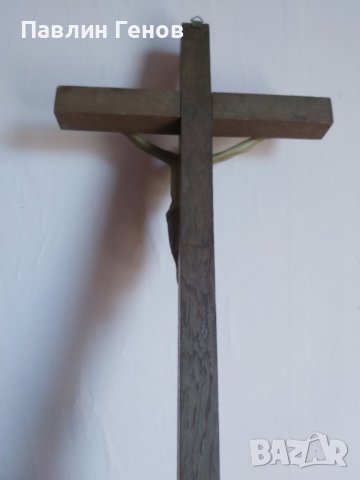Стар кръст , Исус Христос 50х26см , снимка 15 - Други ценни предмети - 41394552