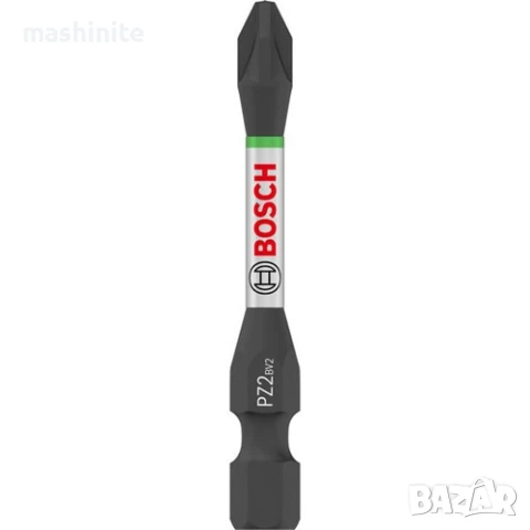 Ударен магнитен накрайник PZ2, 50 mm бит PRO Pozidriv Impact 10 бр. Bosch, снимка 3 - Винтоверти - 50994847