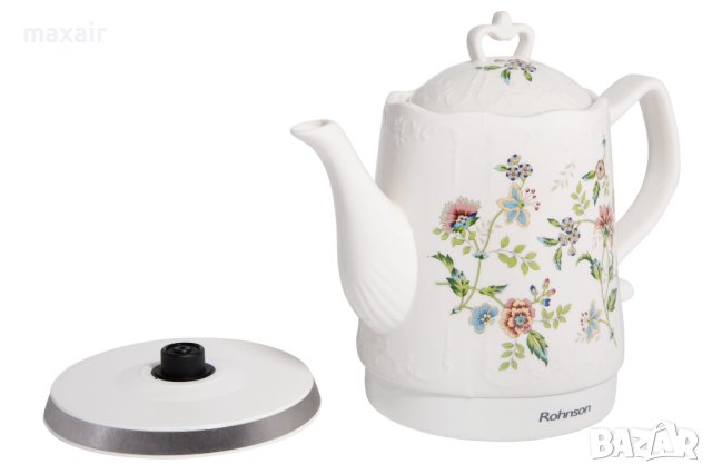 Керамична електрическа кана Rohnson R-7804 * Гаранция 2 години, снимка 4 - Кани - 42671404