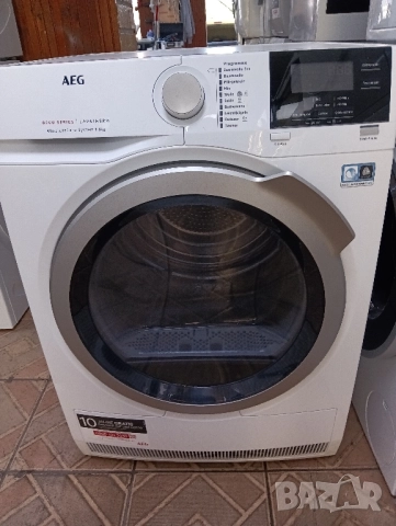 Сушилня с термопомпа АЕГ Aeg Series 8000 A+++ 8кг 2 години гаранция!, снимка 9 - Сушилни - 51940463