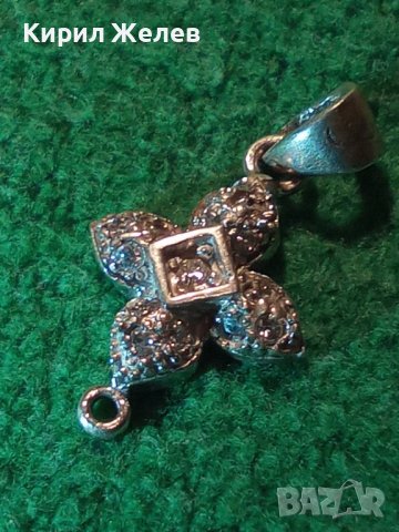 СРЕБЪРНО МИНИАТЮРНО СКЪПОЦЕННО КРЪСТЧЕ СРЕБРО 925 с ИНКРУСТИРАНИ КАМЪНИ ЦИРКОНИ 25678