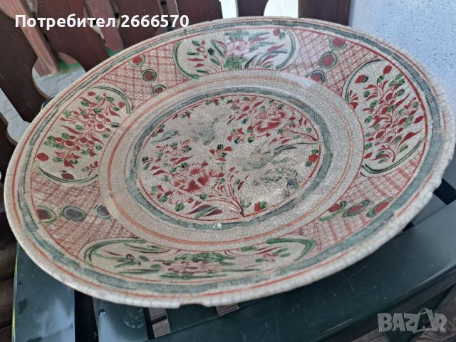   Chinese Plate  Wanli period , Ming Dinasty ,   Стара китайска чиния Минг период, китайски порцелан, снимка 4 - Антикварни и старинни предмети - 41681432