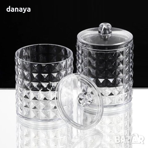 3800 Органайзер за клечки за уши и памучни тампони комплект, снимка 2 - Органайзери - 41492705