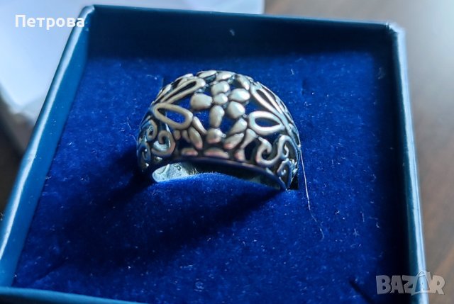 Ръчно изработен сребърен пръстен 