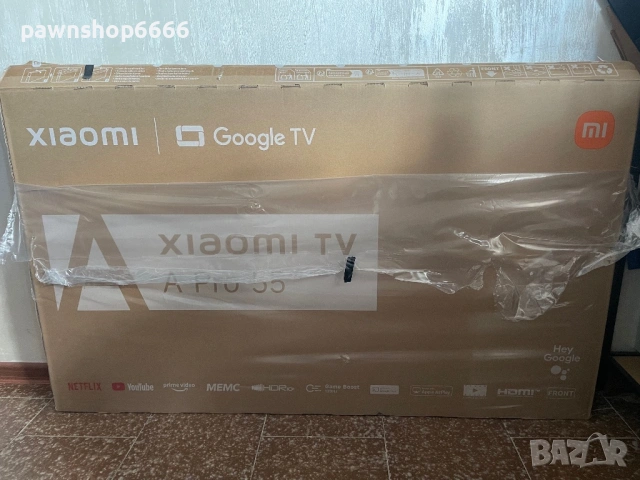 Смарт телевизор Xiaomi 55 A PRO 2026 55" UHD Google Assistant QLED Dolby Vision, снимка 2 - Телевизори - 53620778