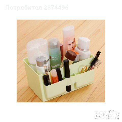 1711 Пластмасов органайзер за гримове и козметика с 5 отделения, снимка 2 - Други стоки за дома - 35737591