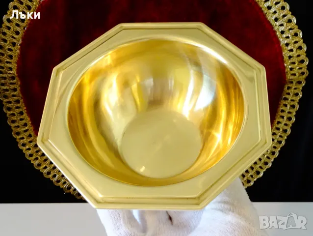 Бронзов съд за сервиране,купа 450 мл. 