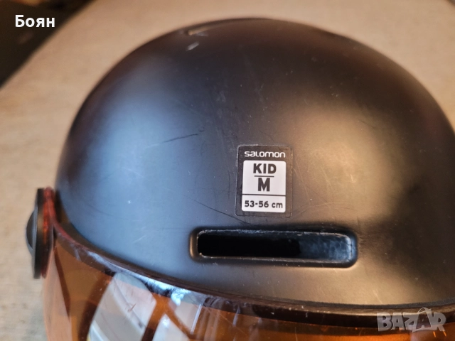 Продавам детски ски каска с визьор, снимка 3 - Зимни спортове - 52687241