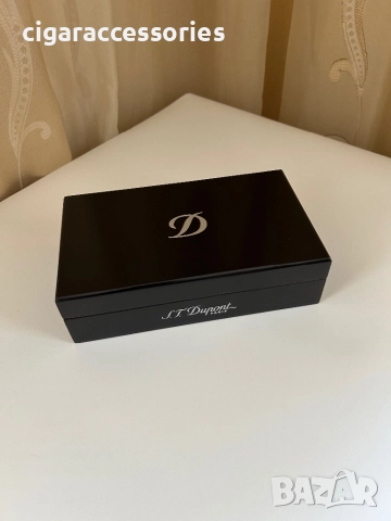 S.T. Dupont Ligne 2 – Black & Gold запалка, 2 пламъка, снимка 6 - Запалки - 52531296