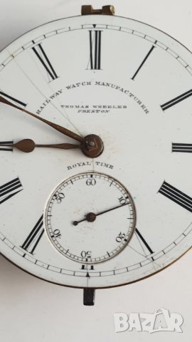 Механика за джобен часовник Thomas Wheeler Preston, снимка 7 - Антикварни и старинни предмети - 42059201