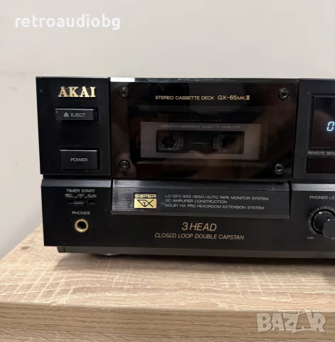 🔈Винтидж триглав дек AKAI GX-65 MK II - Made in Japan - профилактиран🔈, снимка 3 - Декове - 55999556