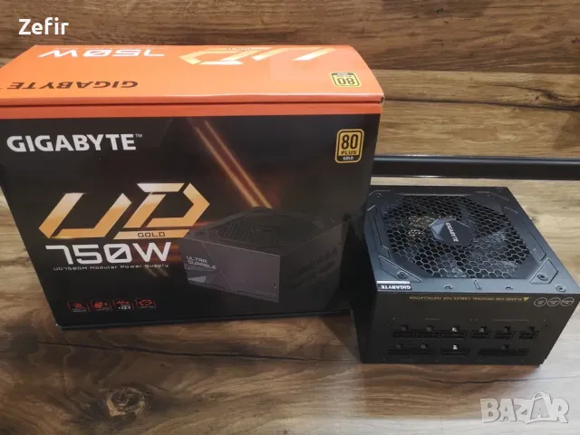 Захранване Gigabyte UD750GM 750 W 80+ Gold Fully Modular ATX PSU, снимка 6 - Захранвания и кутии - 48060776