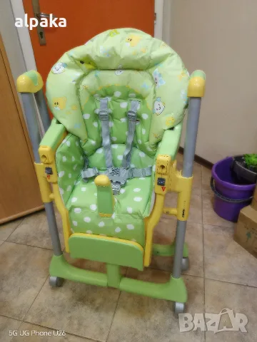 Детско столче за хранене Peg Perego Prima Pappa (My Friends Verde), снимка 12 - Столчета за хранене - 56144825