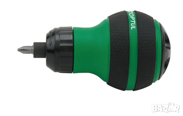 Отвертка тип тресчотка и битове 11 в 1 TOPTUL, снимка 3 - Отвертки - 28535527