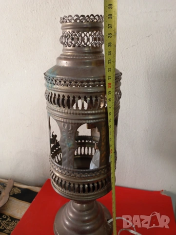 Винтидж настолна лампа , снимка 3 - Настолни лампи - 53768475