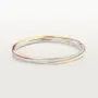 CARTIER Trinity Half Paved Diamond Дамска Гривна, снимка 3