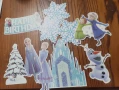 10 бр Замръзналото Кралство Frozen фигурки топери топер украса декор за торта парти рожден ден  , снимка 1