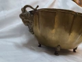 Антикварна бронзова жардиниера „Овни“ – Необарок, XIX век, снимка 5