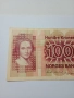 НОРВЕГИЯ БАНКНОТА 100 КРОНИ 1993 Г , снимка 2