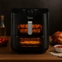 Еър Фрайър 2 в 1 - 11L - Midea MAD1100DADK - С две зони за готвене, 10 програми и 360° циркулация на, снимка 3