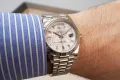 Rolex Day-Date 40mm President White Gold Meteorite Dial Diamonds Automatic Различни Варианти, снимка 11